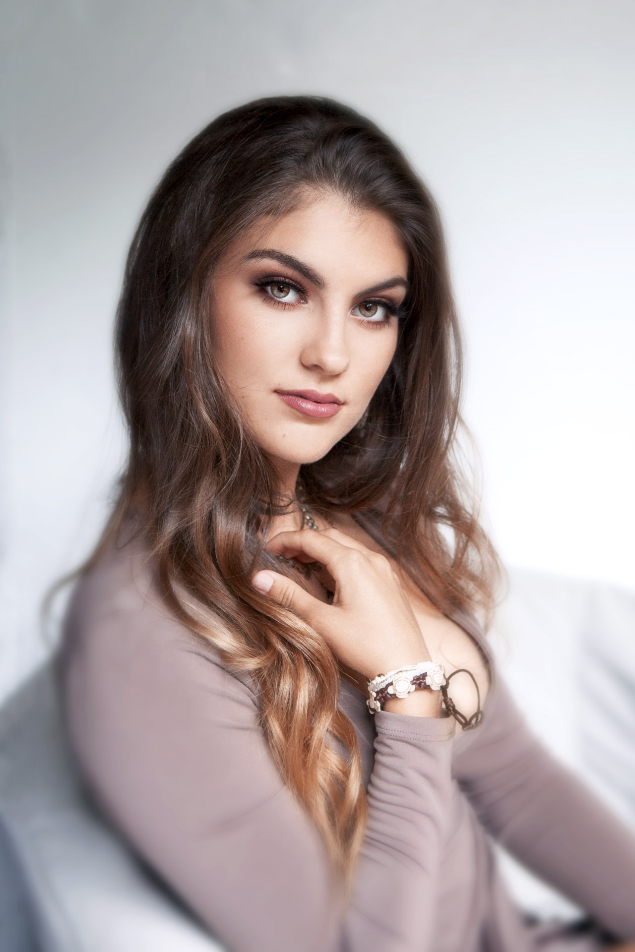 Woman over 20 - Woman in tan dress - Glamour portrait - Spring Texas - Beauty Photography - Leslie Cervantez Photography women-glamour- photography-glamour portraits- beauty portrait- photography studio- Spring Texas-Houston Area Award Winning Photographer-The Woodlands Portrait Photographer- Studio Glamour portraits- magazine cover photo - you are- women in business- Houston area head shots - head shot marathon